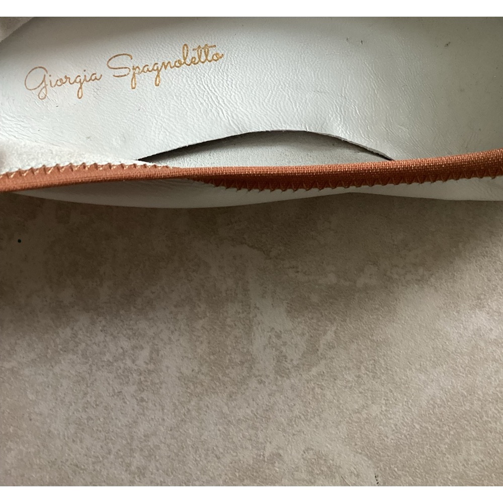 🇮🇹 Giorgia Spagnoletto Italian leather ballet flats Ballerina - Picture 8 of 10
